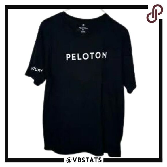 Peloton Black and White Short Sleeve Century Shirt in Size 2XL - Picture 1 of 6